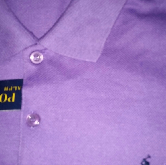Polo Ralph Lauren XL Purple Men's Polo Shirt - NWT - Picture 2 of 5